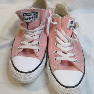 RARE~ PINK CONVERSE ALL STARS LOW TOP~WOMEN'S SIZE 7.5, MEN'S/UK 5.5